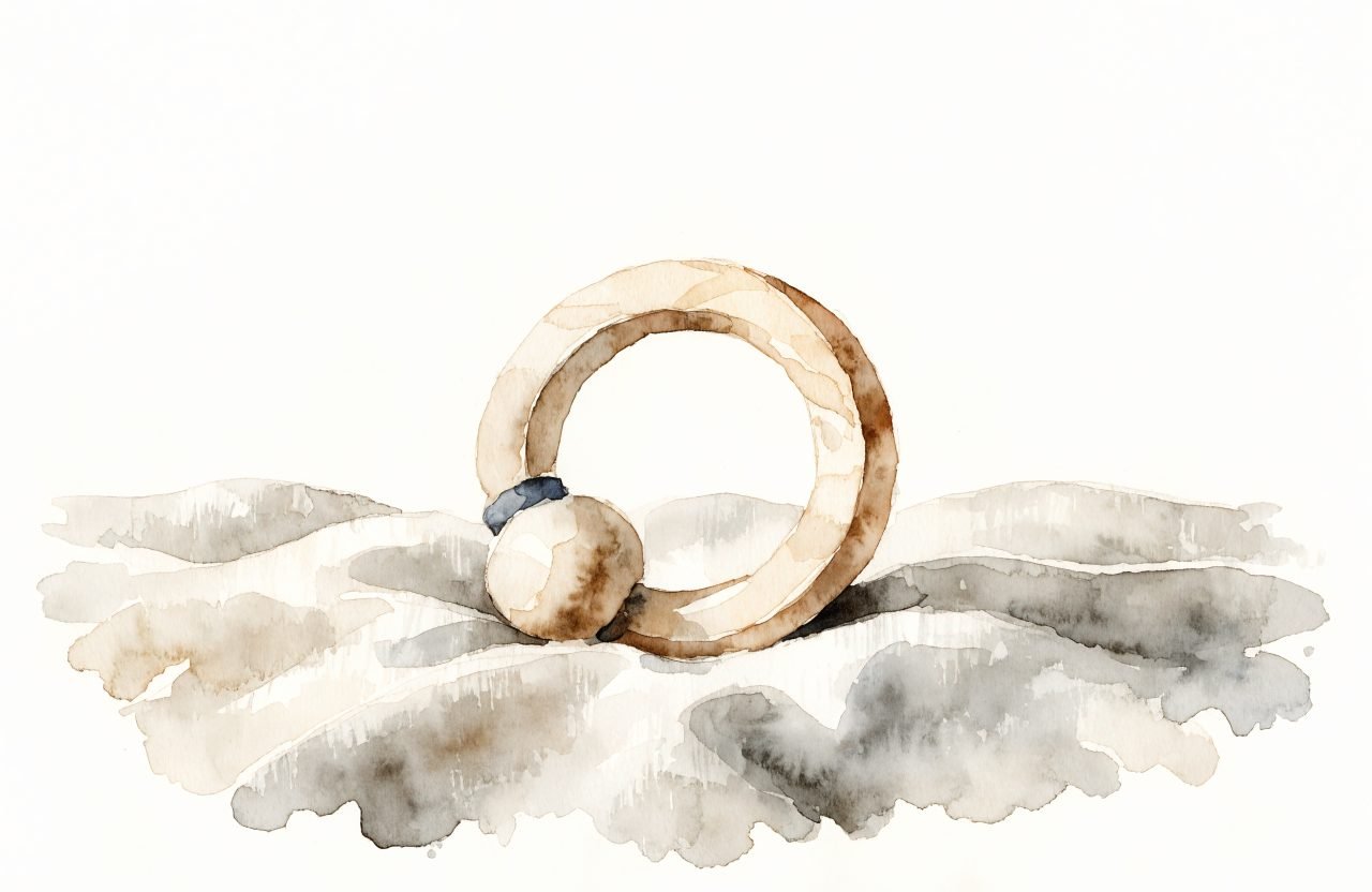 Illustration à l'aquarelle : Quel jouet Montessori pour un bébé de 3 mois ?